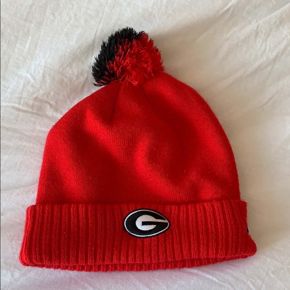 Nike University of Georgia Beanie - UGA, Red/Black